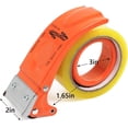 thumbnail image 3 of 2 pack Metal Packing Tape Dispenser Gun:2-inch Wide Tape Dispenser / 3-Inch Inner Paper Core(2" Blue + 2" Orange), 3 of 8