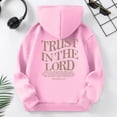 thumbnail image 6 of Otqutp Kids Warm Winter Jackets Loves You Hoodies for Girls Letter Print Sweatshirt Oversized Long Sleeve Pullover Top Children Lightweight Tops(Pink,4-5 Years), 6 of 6