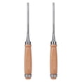 thumbnail image 2 of Flat Chisel, Chrome Vanadium Alloy Steel Body 0.24in Chisel Cutter Width Chisel 2PCs  for Woodworking, 2 of 7