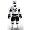 thumbnail image 3 of Camiseta de práctica de hockey sobre hielo personalizada blanca, ligera, fina y transpirable de alta calidad de la serie H400 y camiseta de calle grande (todos los tamaños), 3 of 5