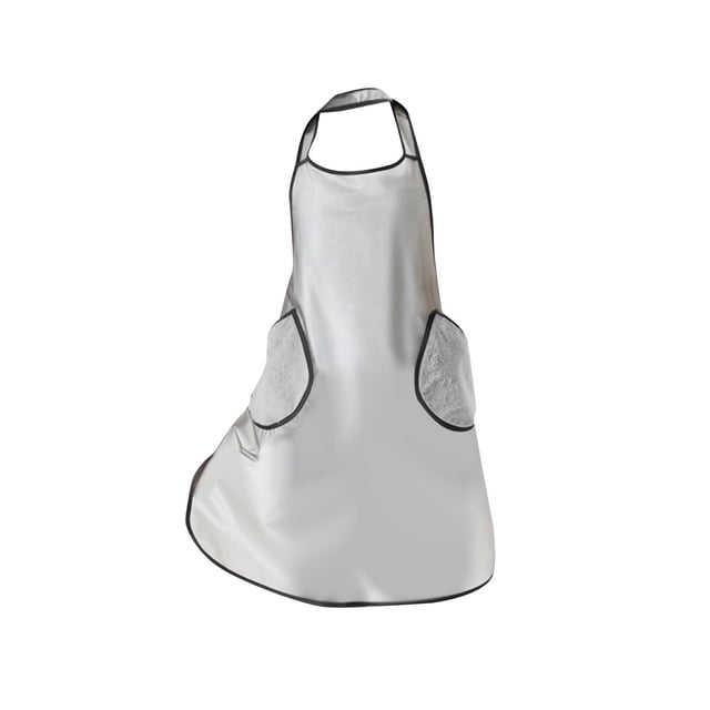 Delantal de chef, delantal de cocina, delantal para asar con bolsillos para limpiar las manos para la cocina del hogar. Negro