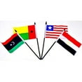 thumbnail image 3 of NORTHWEST AFRICAN WORLD FLAG SET--20 Polyester 4"x6" Flags, One Flag from 20 Countries in Northwest Africa, 4x6 Miniature Desk & Table Flags, Small Mini Stick Flags, 3 of 6