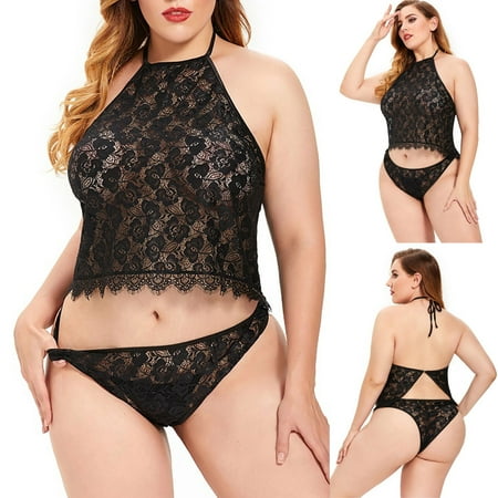 

Cntydi Pajamas for Women Gifts New Sexy Plus Size Lingerie Lace Nightwear Underwear Sleepwear Stylish Nightwear