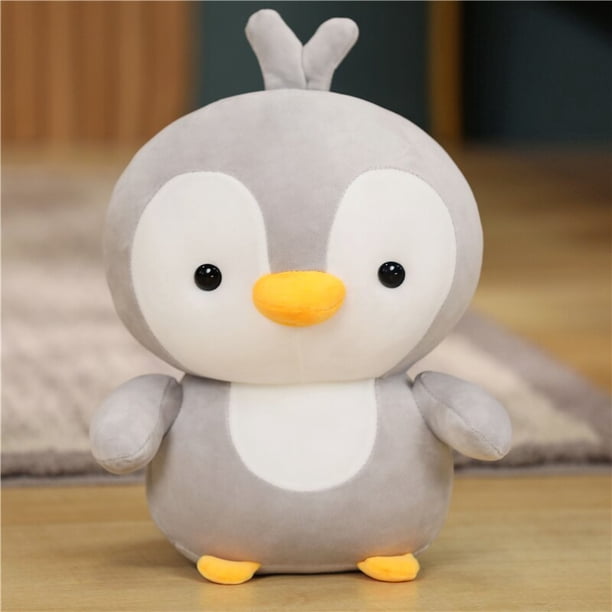 1pc 35/45/55CM Soft Fat Penguin Plush Toys Stuffed Cartoon Animal Doll Appease Pillow For Children Baby Birthday Xmas GiftsGray55CM Deng Xun unisex