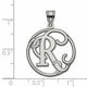 925 Sterling Silver Fantaisie Script Initiale R Charme and Pendentif – image 2 sur 2
