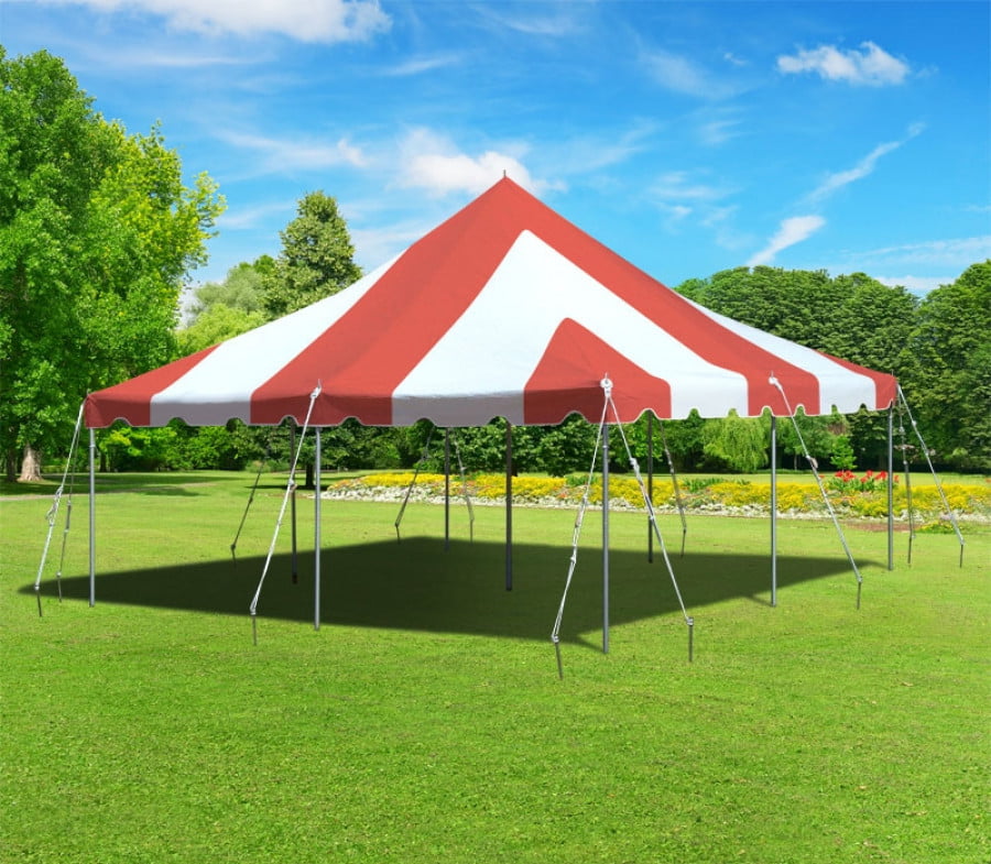 20x20 Premium Outdoor Wedding Event Party Canopy Tent, Red Waterproof ...