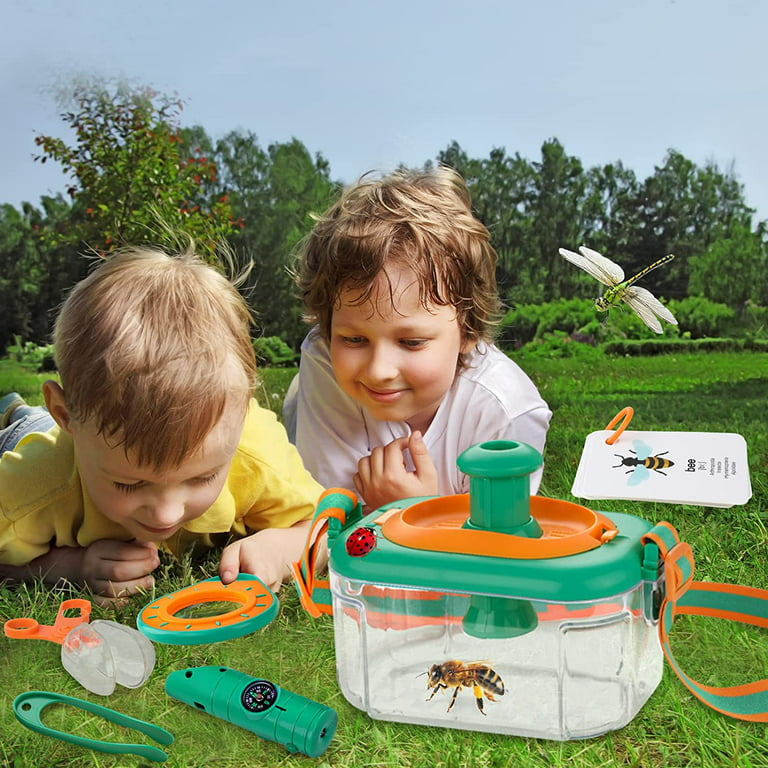 Bug Catcher Kit for Kids - Outdoor Toys for Kids Ages 4-6 8-12,Birthday  Gift Science Experiments for Kids 6-8 