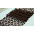 thumbnail image 2 of MDS Pack of 10 Wedding 12 x 108 inch Lace Table Runner for Wedding Banquet Decor Table Lace Runner- Coffee, 2 of 6