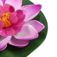 thumbnail image 7 of Unique Bargains 5pcs Garden Ponds Pool Decoration Artificial Lotus Flower Purple, 7 of 7