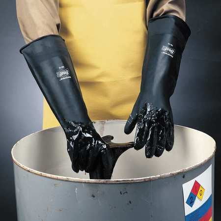 SHOWA BEST N8-10 Chemical Resistant Glove,Sz