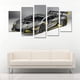thumbnail image 2 of Cuadro Decorativo Lamborghini Huracán Gris Juego De 5 Piezas 150x80cm Ideal Para Sala Oficina Taller Decoración Moderna, 2 of 5