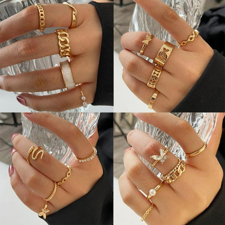 Simple boho rings deals