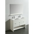 thumbnail image 2 of Design Element Citrus 48" Double Sink Bathroom Vanity Set in White, 2 of 5