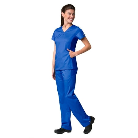 

Maevn Eon Women s Sporty Mesh Panel Top & Sporty Mesh Panel Pant Scrub Set
