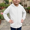thumbnail image 3 of Mitankcoo Kids Full Zip Hoodie Jacket Raglan Long Sleeve Lightweight Sweatshirt with Pockets Fall Winter Casual Coat, 3 of 8