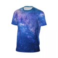thumbnail image 5 of T Shirt For Men Starry Space Print Sports Summer Starry Space Print Awesome Trendy Cool Tee Shirt Fo, 5 of 7