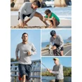 thumbnail image 5 of Qualidyne Men's UPF 50+ Long Sleeve Rash Guard UV Sun Shirt for Hiking Running Fishing, 5 of 5