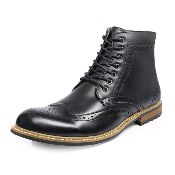 Botines de Vestir para Hombre Bruno Marc BERGEN-01 Negro Talla 10.5