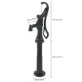 thumbnail image 2 of Hand Water Pump with Stand Cast Iron For Outdoor Well Garden Farm Irrigation, 2 of 7