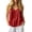 01 Red, variant on Fewfanhot Womens Tops Trendy Summer Casual Sleeveless V Neck Camisole Loose Fit Spaghetti Strap Cami Shirts