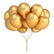 thumbnail image 2 of Globos de látex de 30 cm para fiestas infantiles, festivales, eventos y decoración de arcos de carnaval oro, 2 of 9