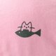 thumbnail image 4 of Teen Girls Vest Cotton Training Bra with Removable Pads Cartoon for Cat Fish Print Underwear Crop Top Striped Hem Bralet color, 4 of 4