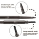thumbnail image 3 of Dinheiro Lápiz Definidor De Cejas, Cejas De Aspecto Natural Lápiz Sin Esfuerzo Crea Cejas Salvajes Claras Y Duraderas,Grey, 3 of 5