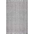thumbnail image 1 of Nuloom 8'6 x 11'6 Hand Woven Chunky Loop Jute Rug in Gray, 1 of 4