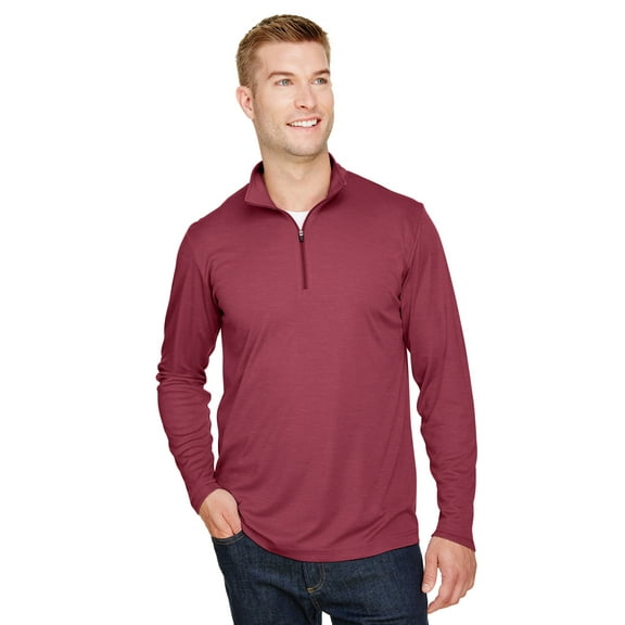 Team 365 Men's Zone Sonic Heather Performance Quarter-Zip - TT31H