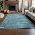 thumbnail image 6 of Addison Rugs Mayfield Washable Transitional Organic Teal Rectangle Rug, 8' x 10', 6 of 6