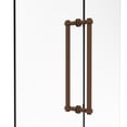 thumbnail image 3 of Allied Brass 404-18BB-BKM Contemporary 18 Inch Back to Back Shower Door Pull, Matte Black, 3 of 7