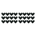 thumbnail image 2 of relayinert 12pcs/set Non Slide Grippers Multiple Shapes To Choose For Fit Non Slide Black Heart-shaped 2Set, 2 of 6