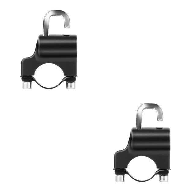 bedienty Motorcycle Mountain Bike Cable Lock Wire Rope Lock for Outdoor Cycle Biking Entertainment Black with line 2Set