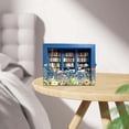 thumbnail image 3 of SUYOLL Wood Floral Figurine Anxiety Relief Decor Small Bookshelf Ornament Desk For Calming Home Space Relax Brown, 3 of 8