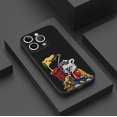thumbnail image 3 of ¡Exprese su estilo único con esta peculiar funda para teléfono plateada mate con estampado gráfico para iPhone15 Pro Max 14 13 12 Pro 11!, 3 of 4