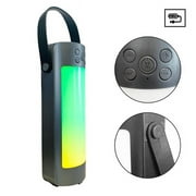 Zunammy ZTS095GY Lantern Light-up Color Changing Bluetooth Speaker, Grey