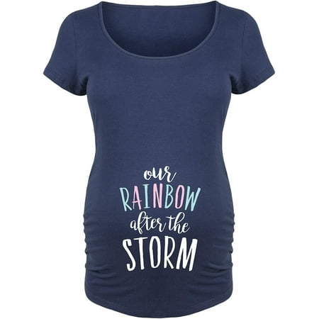 

Our Rainbow After The Storm - Maternity Scoop Neck T-Shirt