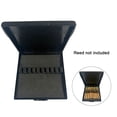 thumbnail image 1 of 1Ensemble de Rangement 9 Pcs Boîtes à Roseaux pour Basson Protection Boîte de Maintien pour Instruments de Musique Noir 9.9x9x1.7cm Durable, 1 of 9