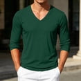 thumbnail image 4 of fatyb Men's Mesh Long Sleeve T Shirts V Neck Breathable Workout Tee Mens Athletic Running Training Tops, 4 of 7