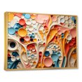 thumbnail image 3 of Designart "Liquid Art Swirls Colorful Abstract Symphony III" Extra Large Abstract Framed Wall Art - Modern Multicolor Abstract Modern Shapes Bedroom Framed Canvas Wall Art, 3 of 7