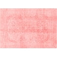 thumbnail image 1 of Ahgly Company Machine Washable Indoor Rectangle Abstract Red Modern Area Rugs, 5' x 7', 1 of 4