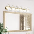 thumbnail image 6 of Livex Lighting Belmont 6 Bath Polished Brass and Chrome Light in Multi-Color, 6 of 9