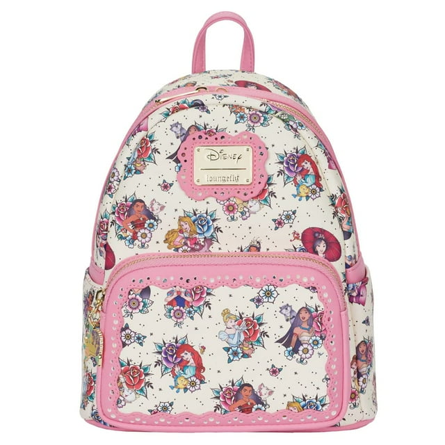 Bandolera Loungefly con tatuaje de princesa Disney para mujer