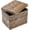 Leopard Print, variant on Ottoman Storage Ottoman Footrest Stool Foldable Foot Rest Footstool Bench for Living Room 17x13x13inches Leopard Print