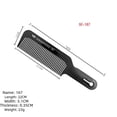 thumbnail image 4 of Peine de pelo antiestático resistente a la temperatura, peine de manzana para peluquería, peine de pelo ultrafino con borde de empuje para hombres, 4 of 4
