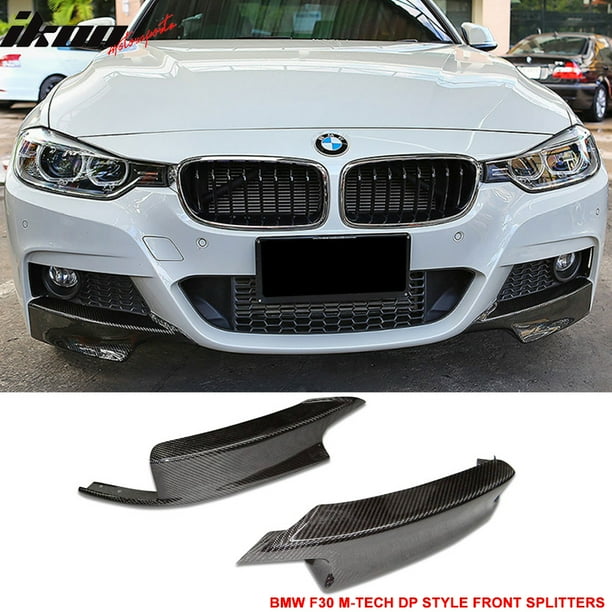 12 16 Bmw F30 F31 M Tech M Sport Dp Style Front Lip Splitter 2pc Carbon Fiber Cf Walmart Com