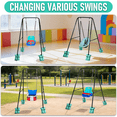 thumbnail image 6 of G TALECO GEAR Foldable Swing Stand for Kids, Toddler Swing Frame, Metal Swing Sets for Backyard, Outdoor/Indoor, Fits for Most of the Toddlers Swings, Black, 6 of 8
