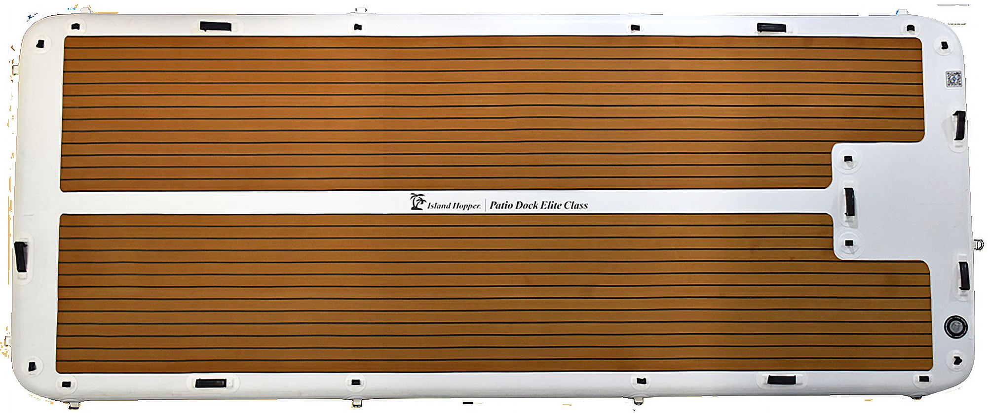 Island Hopper Inflatable Patio Dock with Reinforced Side Rails, 15' L x 6' W x 6" H