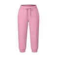 thumbnail image 7 of Maplenight Athletic Jogger Pants for Women Elastic Waist Gym Running Workout Pant Casual Lounge Travel Capri Pants with Pockets, 7 of 7