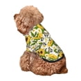 thumbnail image 5 of Disketp Sunflowers And Butterflies Dog Hoodie Dog Clothes with Hat, Pet Winter Clothes Warm Hoodies Coat for Small Dogs-Small, 5 of 7